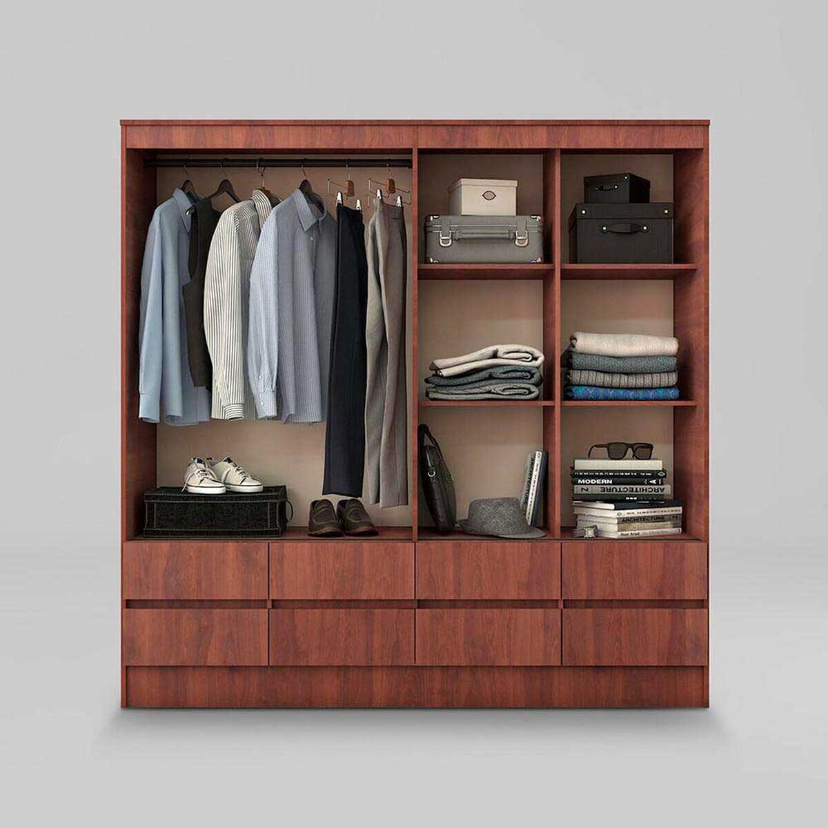 Cl&oacute;set CIC Maule 4 Puertas 8 Cajones