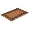 Limpiapiés Idetex Coco Border 60 x 120 cm Café