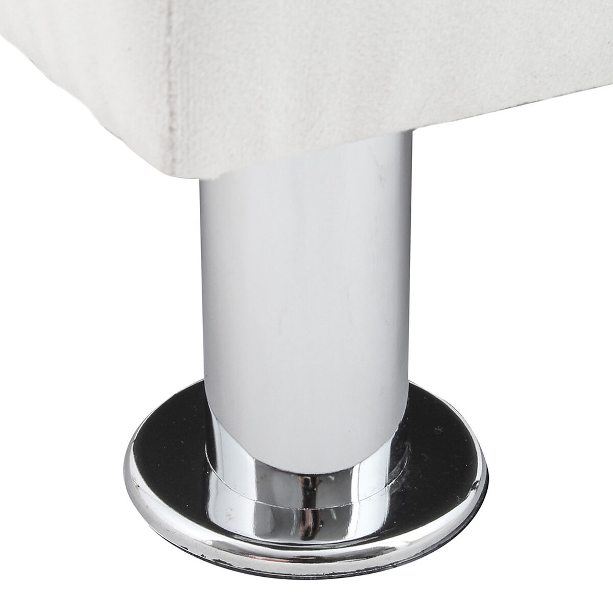 Banqueta Felpa Bodevir Lisboa 2 Cuerpos Crudo