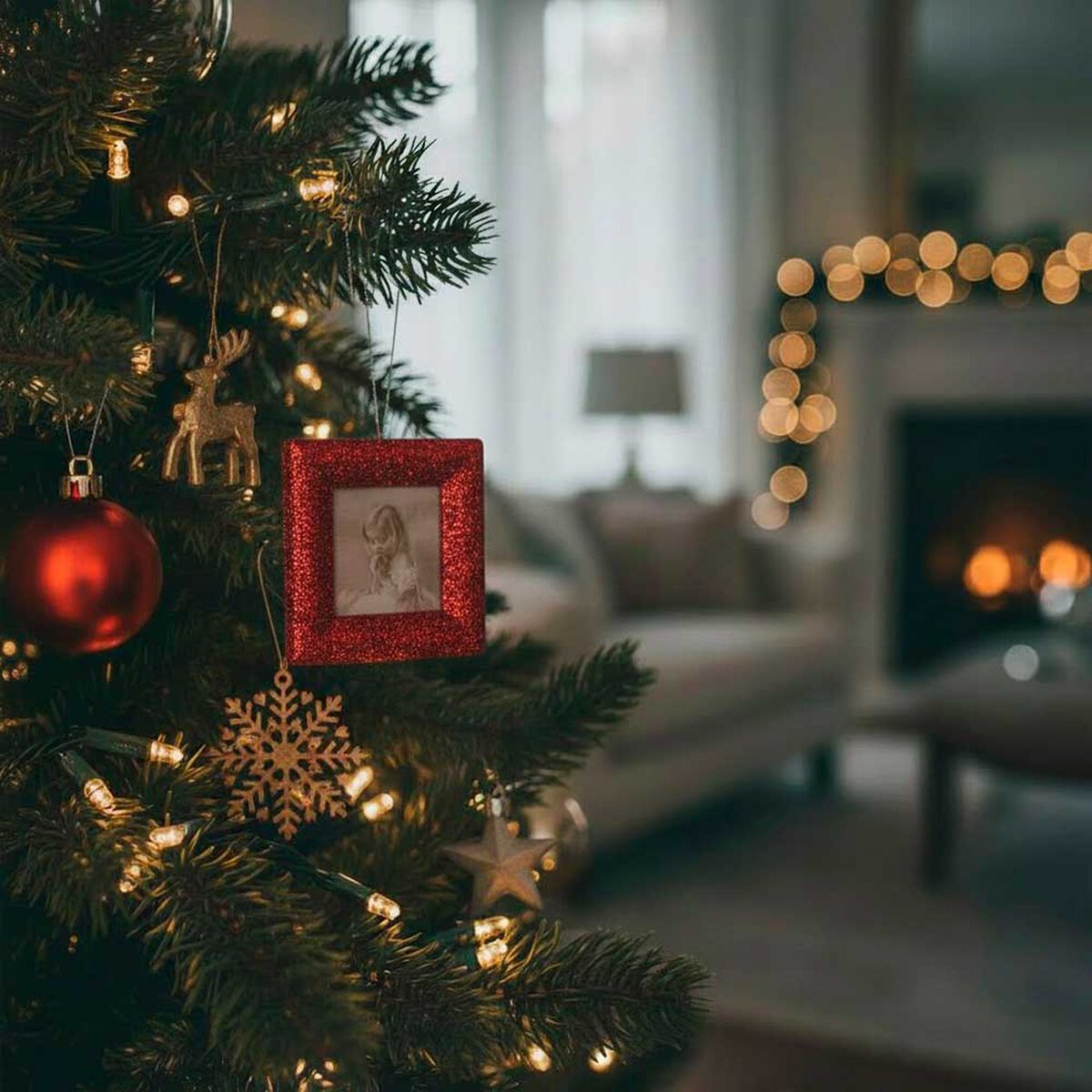 Adorno Navide&ntilde;o Marco Colgante Casanova