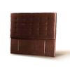 Respaldo Latam Home 2 Plazas Napoles Tela Velvet Chocolate