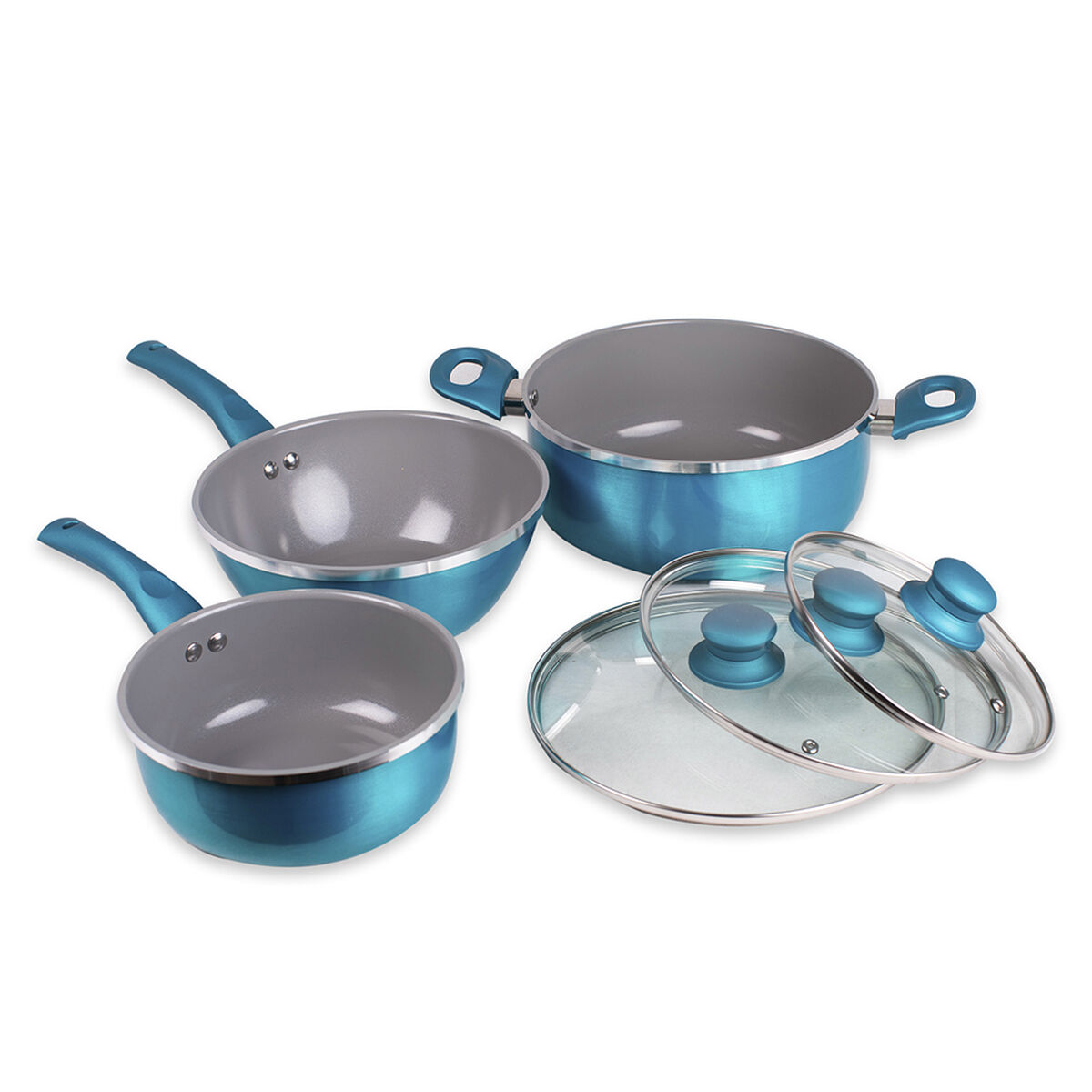 Batería Doral New Montecarlo Acero Inoxidable 6 Piezas