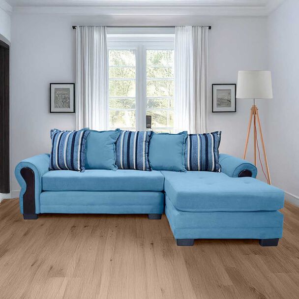 Sofá Seccional Living Factory Arizona 4 Cuerpos Beige