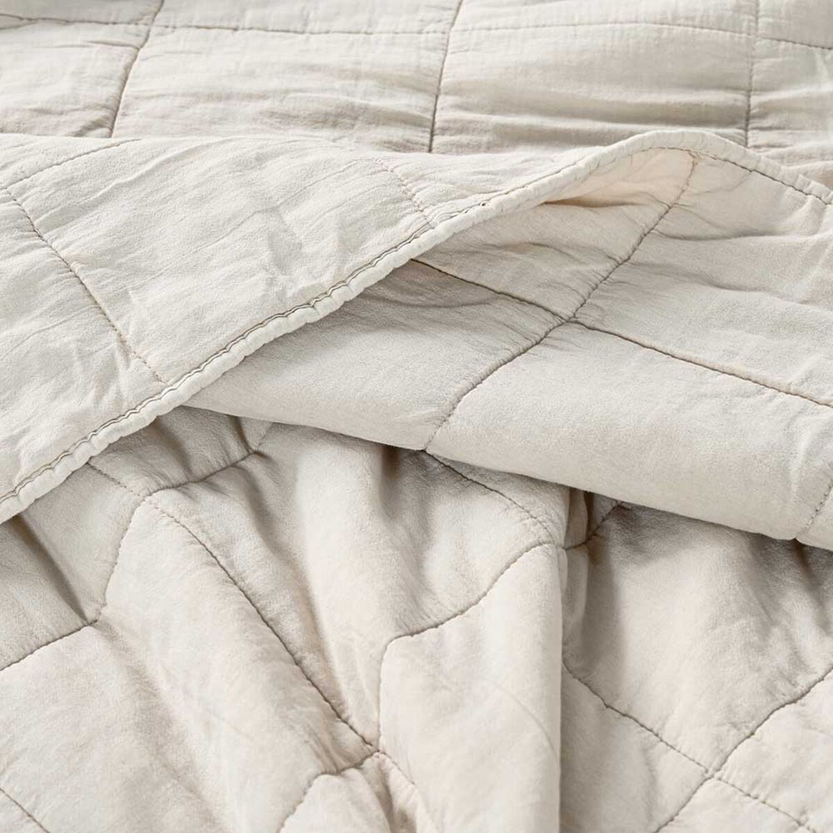 Quilt Cannon Súper King Block Beige