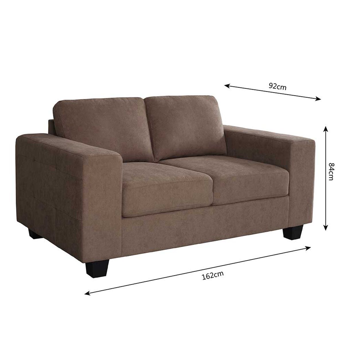Sofá CIC Tamesis 2 Cuerpos Taupe