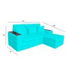 Modular A&M Home Heytan 2,2 Cuerpos Turquesa