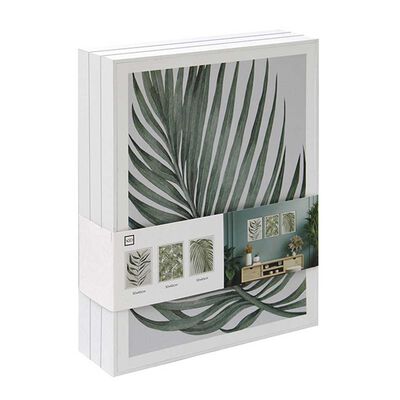 Imagen 2 del producto Set 3 Cuadros para Fotos Plástico Vgo 40 x 30 cm Blanco