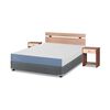 Cama Americana CIC 2 PlazasExcellence + Respaldo + 2 Veladores