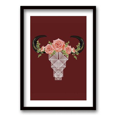 Imagen 1 del producto Cuadro Decorativo Retela Cuernos 50 x 35 cm