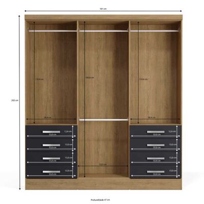 Imagen 2 del producto Clóset Yardas S338 6 Puertas 8 Cajones