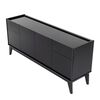 Buffet Decocasa Float 4 Puertas 2 Cajones Negro