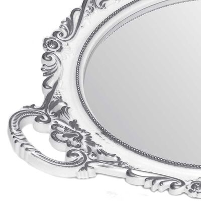 Imagen 2 del producto Bandeja Vgo Redonda Blanco Envejecido  40 x 26 cm