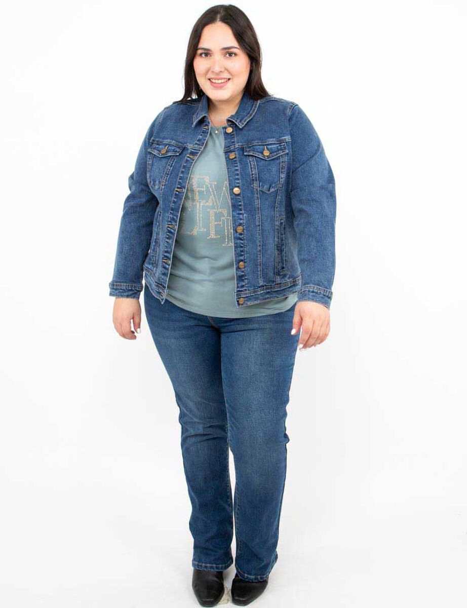 Chaqueta Denim Mujer Extralindas