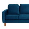 Sofá Latam Home Venecia 3 Cuerpos Azul Petróleo