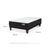 Cama Europea Belsogno 1,5 Plazas Plus