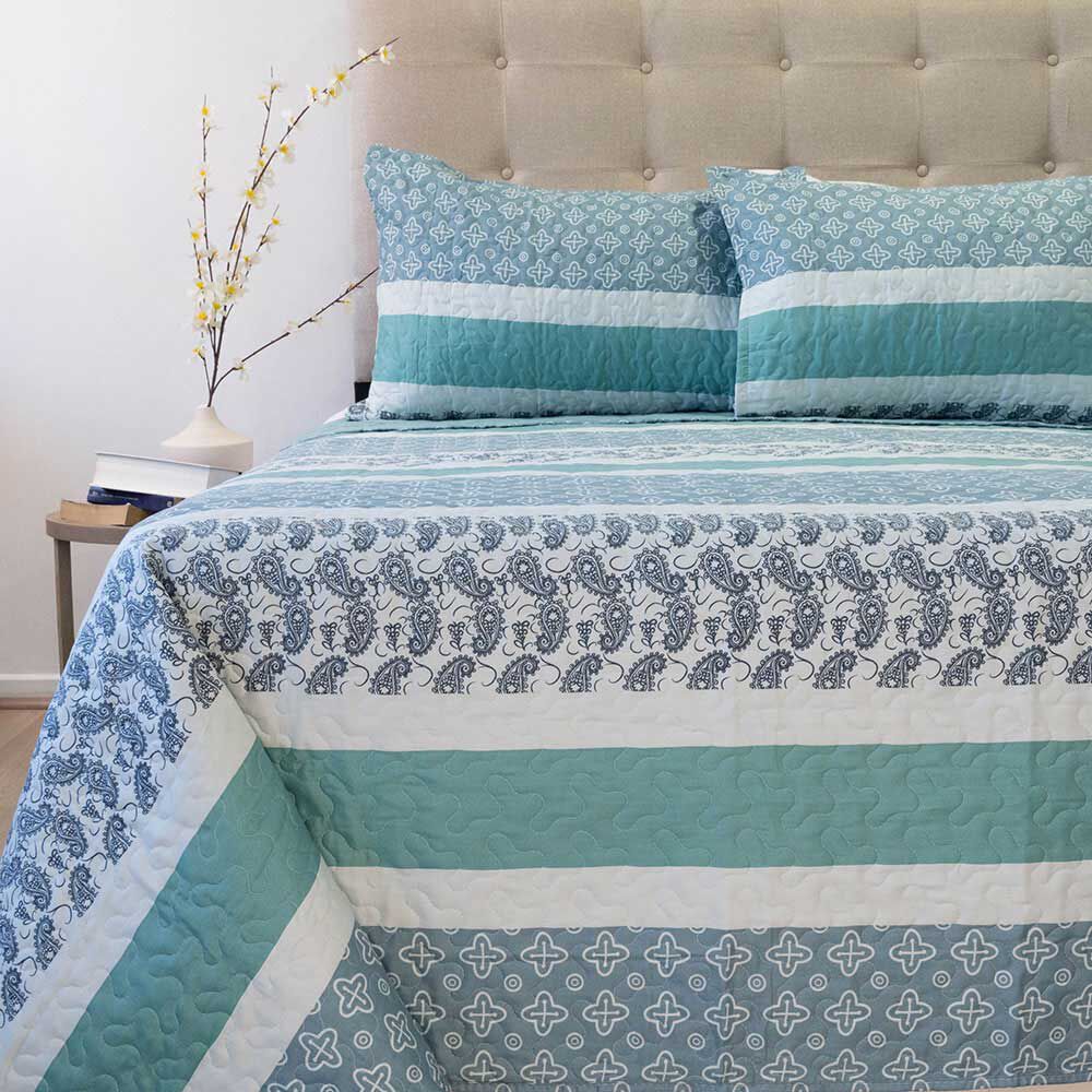 Quilt Doral 2 Plazas Origins Diseños D7