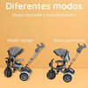 Triciclo Multifuncional 360° con Luces Lubabycas Gris