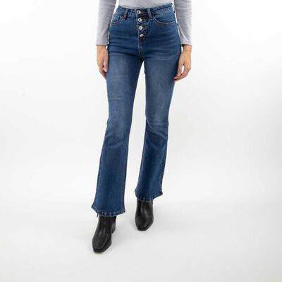 Jeans Flare Mujer Zibel