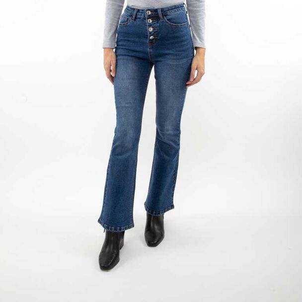 Jeans Flare Mujer Zibel