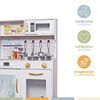 Cocina de Juguete Infantil Madera Accesorios Band&uacute;
