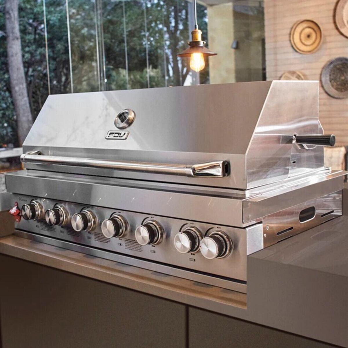 Parrilla a Gas FDV Deluxe Expert 7Q