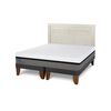 Cama Europea CIC Base Dividida 2 Plazas Balance + Respaldo Milan Alpino
