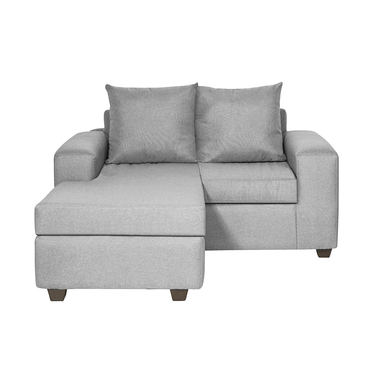 Sofá Seccional Innovamuebles Kahlo 3 Cuerpos Gris Claro