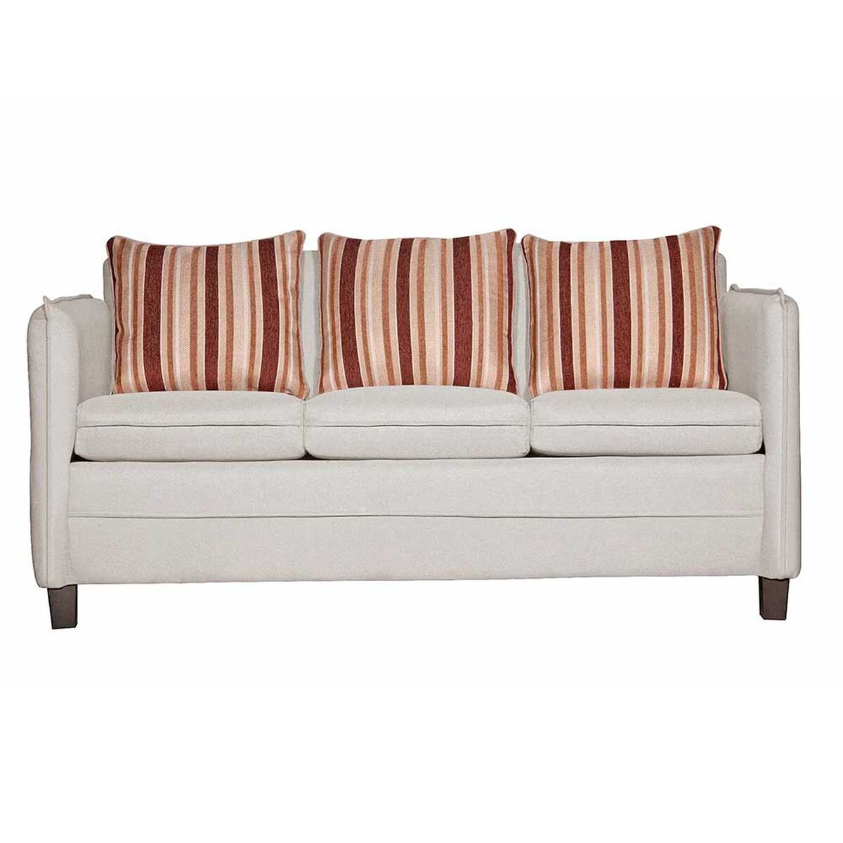 Juego de Living Ruzam Mobel Barcelona Sofá 3 Cuerpos + Dos Sillones 1 Cuerpo Lino Crudo