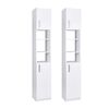 Combo 2 Estantes Organizadores de Baño CIC 2 Puertas Blanco