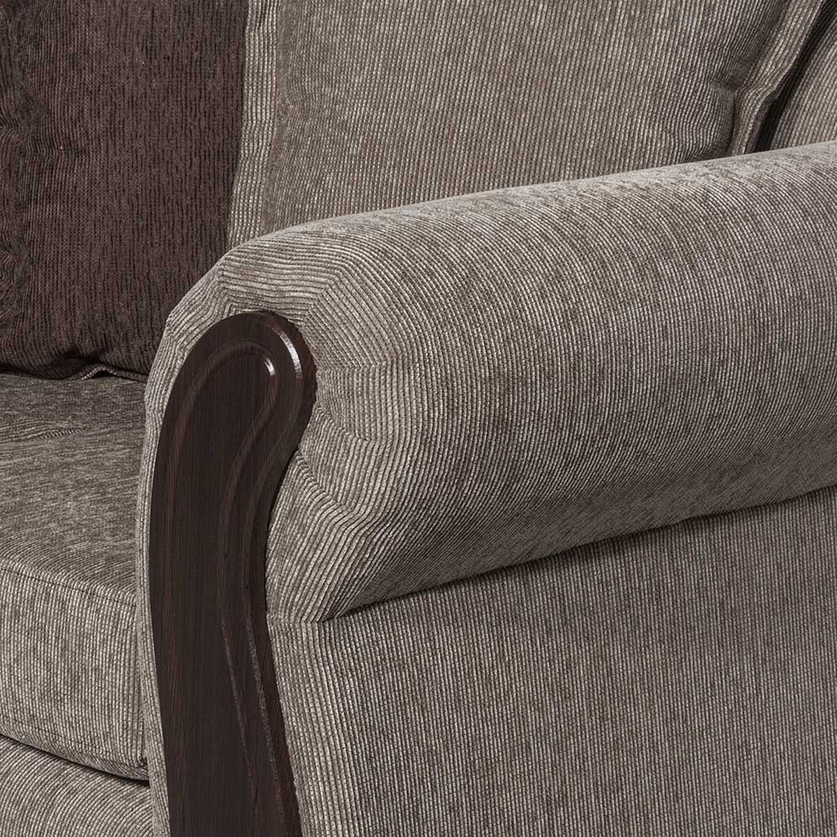 Juego de Living Black Factory Barcelona Sofá 3 Cuerpos + Dos Sillones 1 Cuerpo Beige