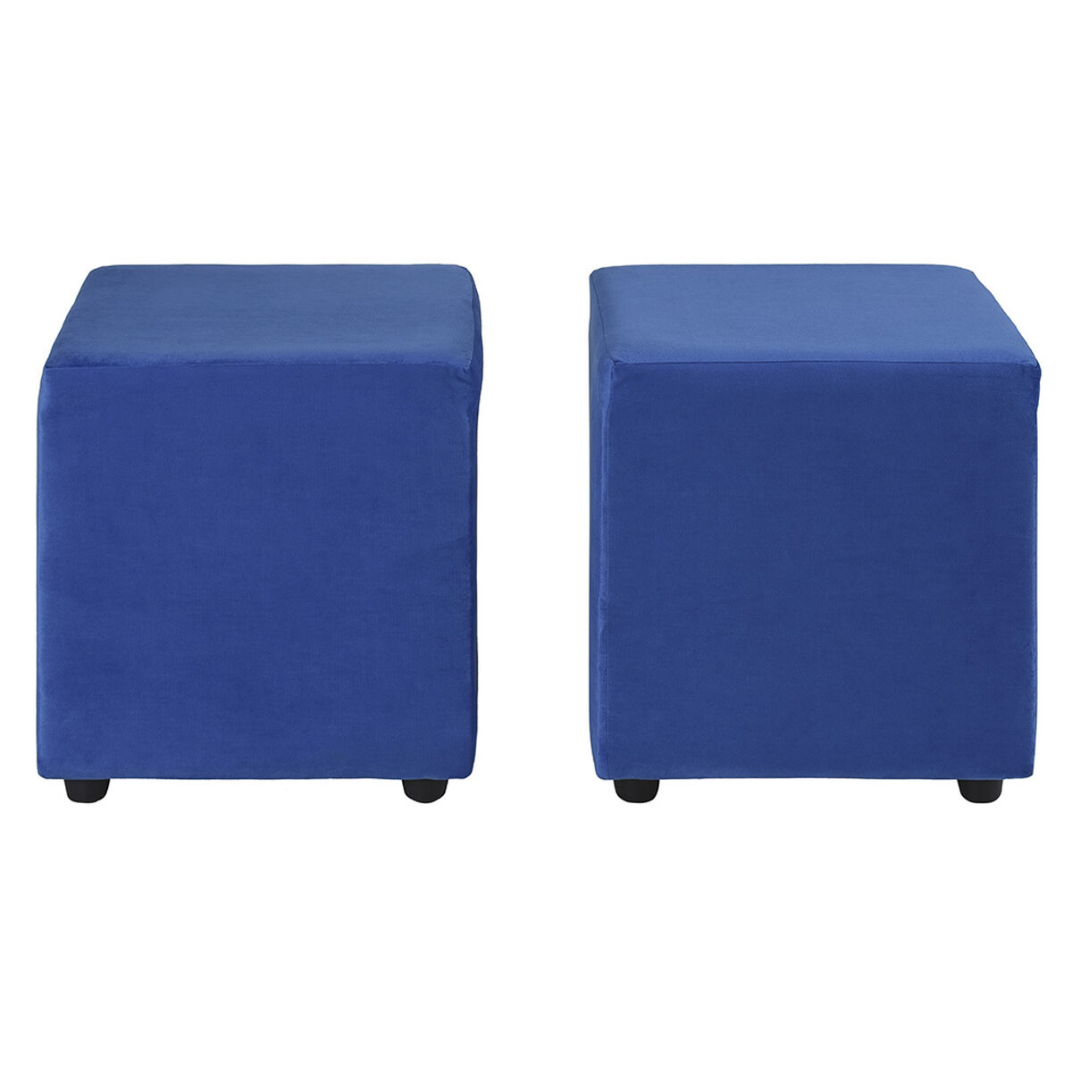 Set 2 Pouf Bodevir Cali Azul Rey