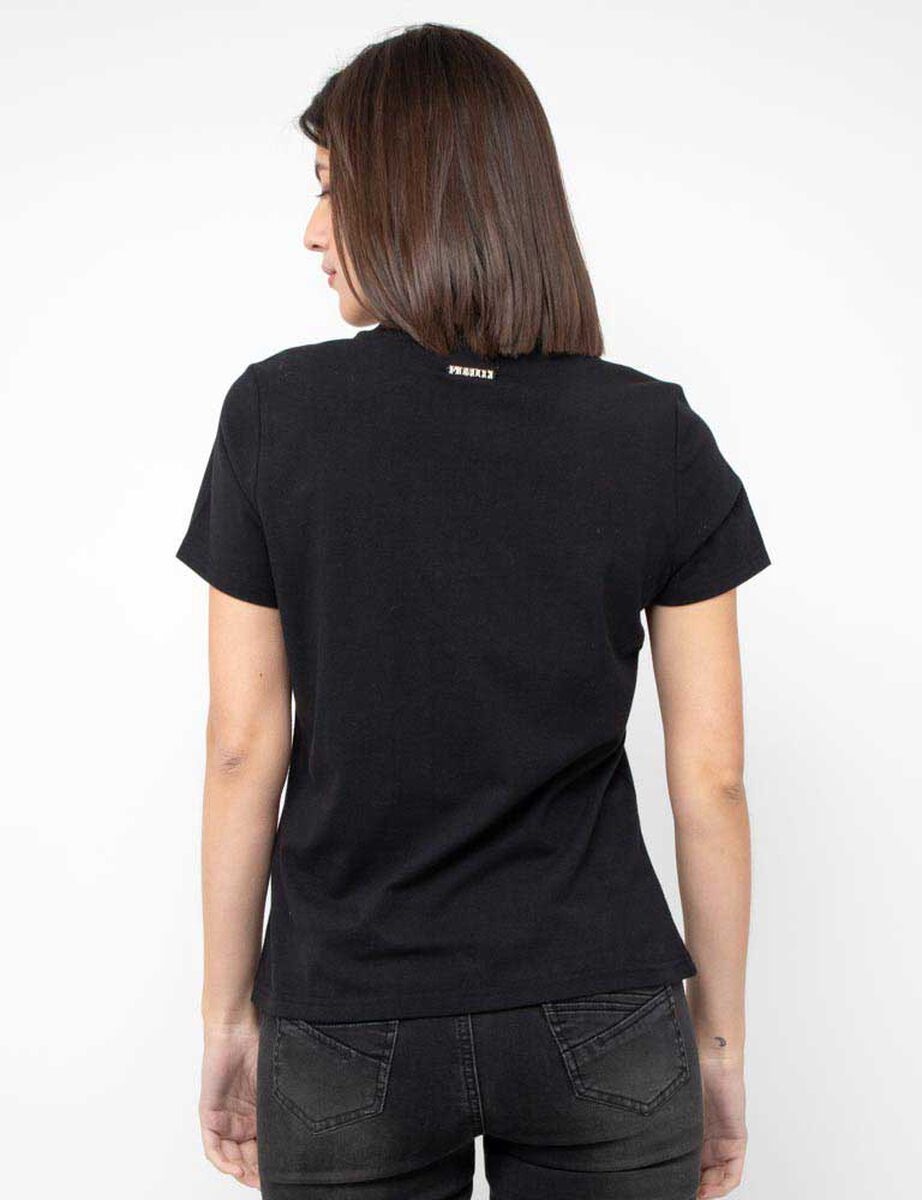 Polera Con Estampado Manga Corta Mujer  Fiorucci