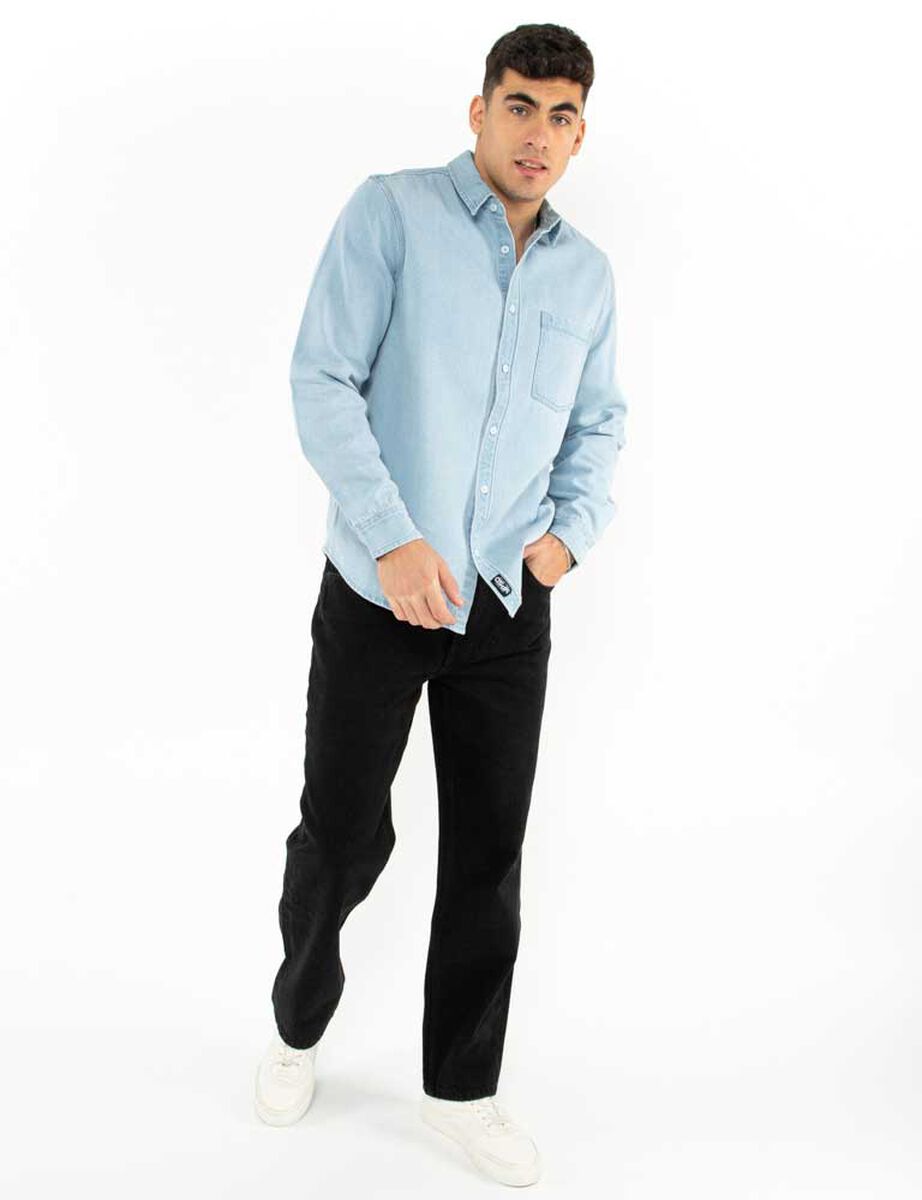 Pantalón Recto Algodón 90´S Straight Hombre Icono