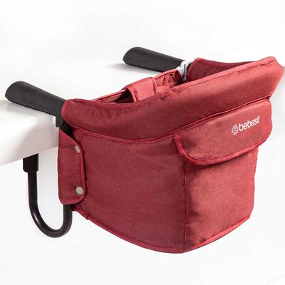 Imagen 1 del producto Silla de Comer Eat & Bear Sujeción de Mesa Portable Roja Bebesit