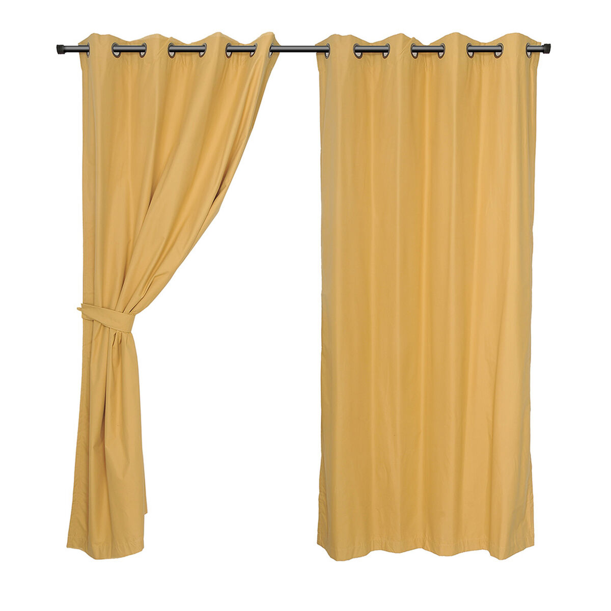 Cortinas Mashini Sun Out Oro 140 x 220 cm