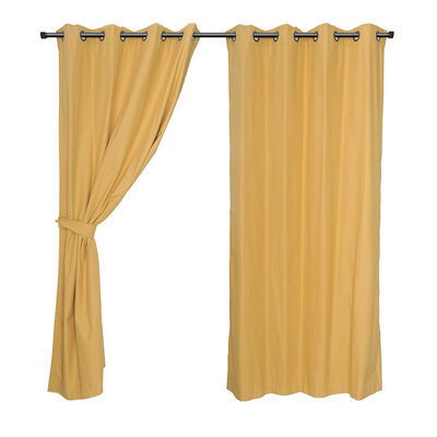 Cortinas Mashini Sun Out Oro 140 x 220 cm