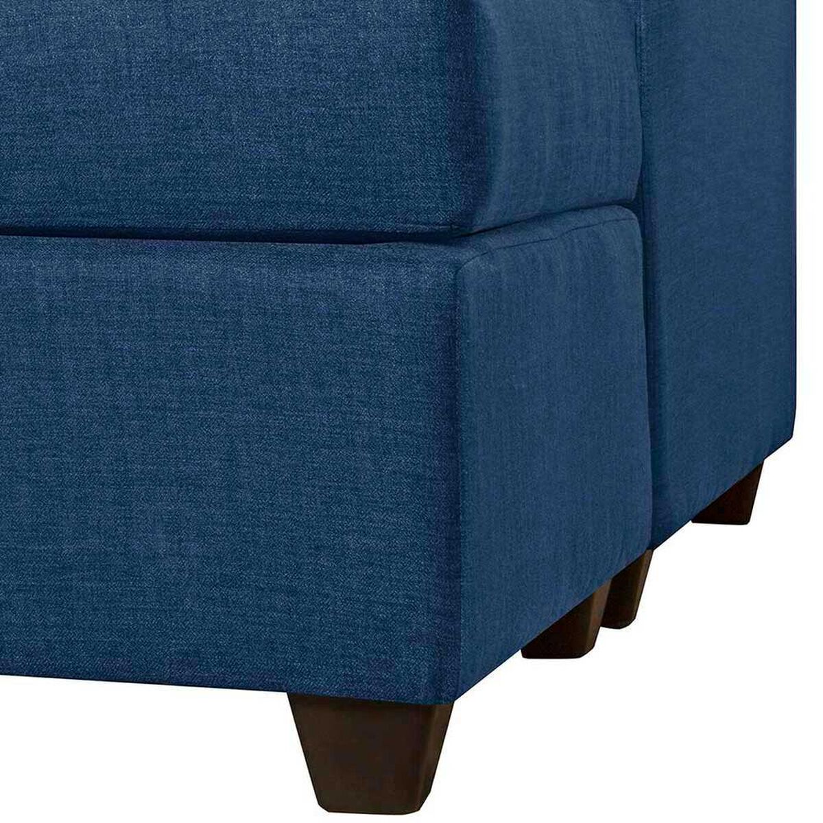 Sof&aacute; Seccional Black Factory Don Juan 4 Cuerpos Azul