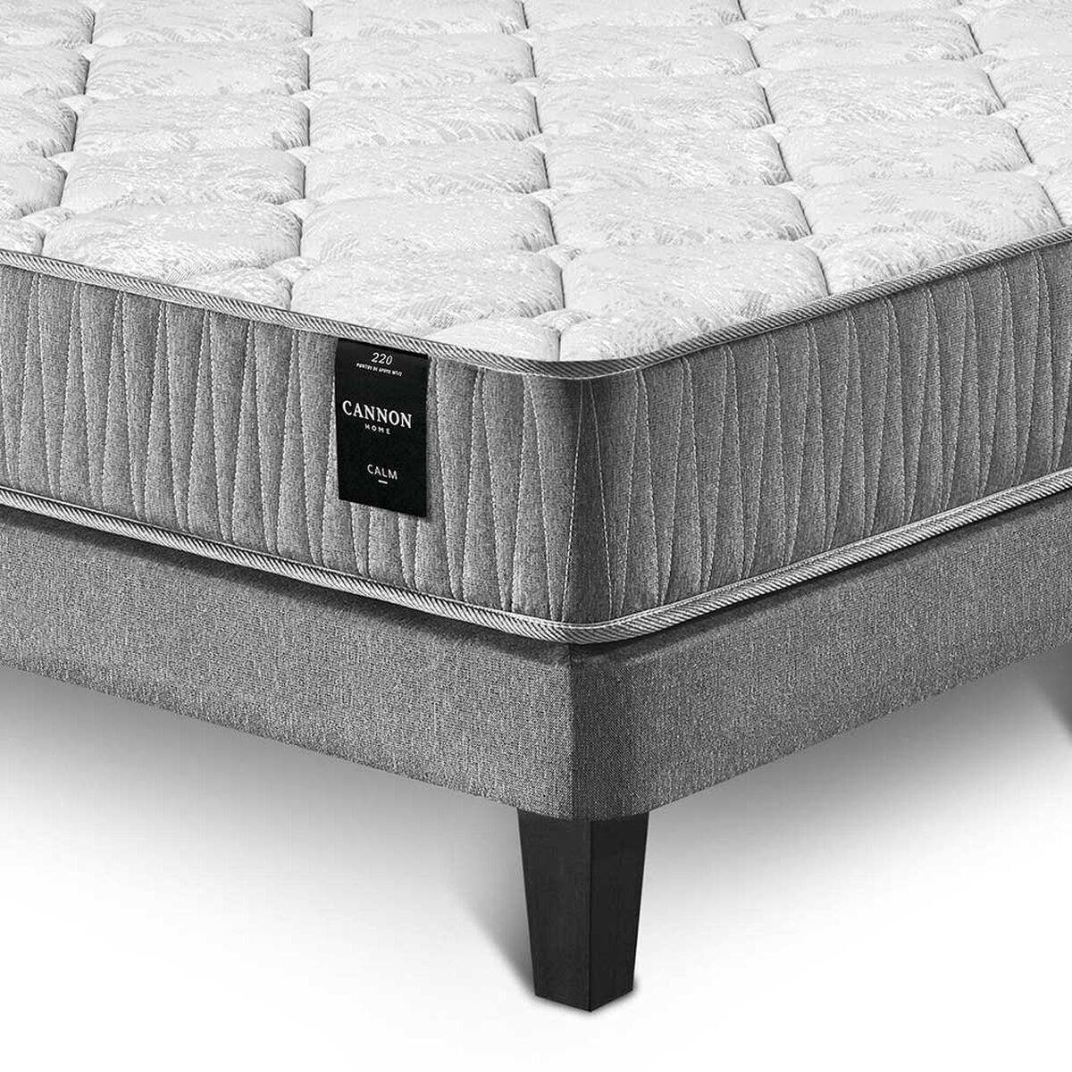 Juegos de Dormitorio Cama Europea Cannon Calm 2 Plazas + 2 Almohadas