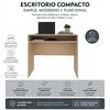Combo Oficina Escritorio Cartagena + Silla New York Negra Arthome