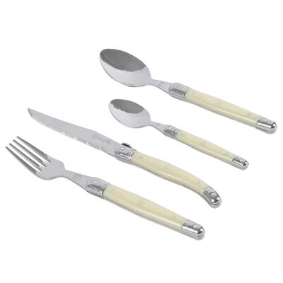 Imagen 1 del producto Set de Cuchillería Simplit Versalle 24 Piezas Blanco