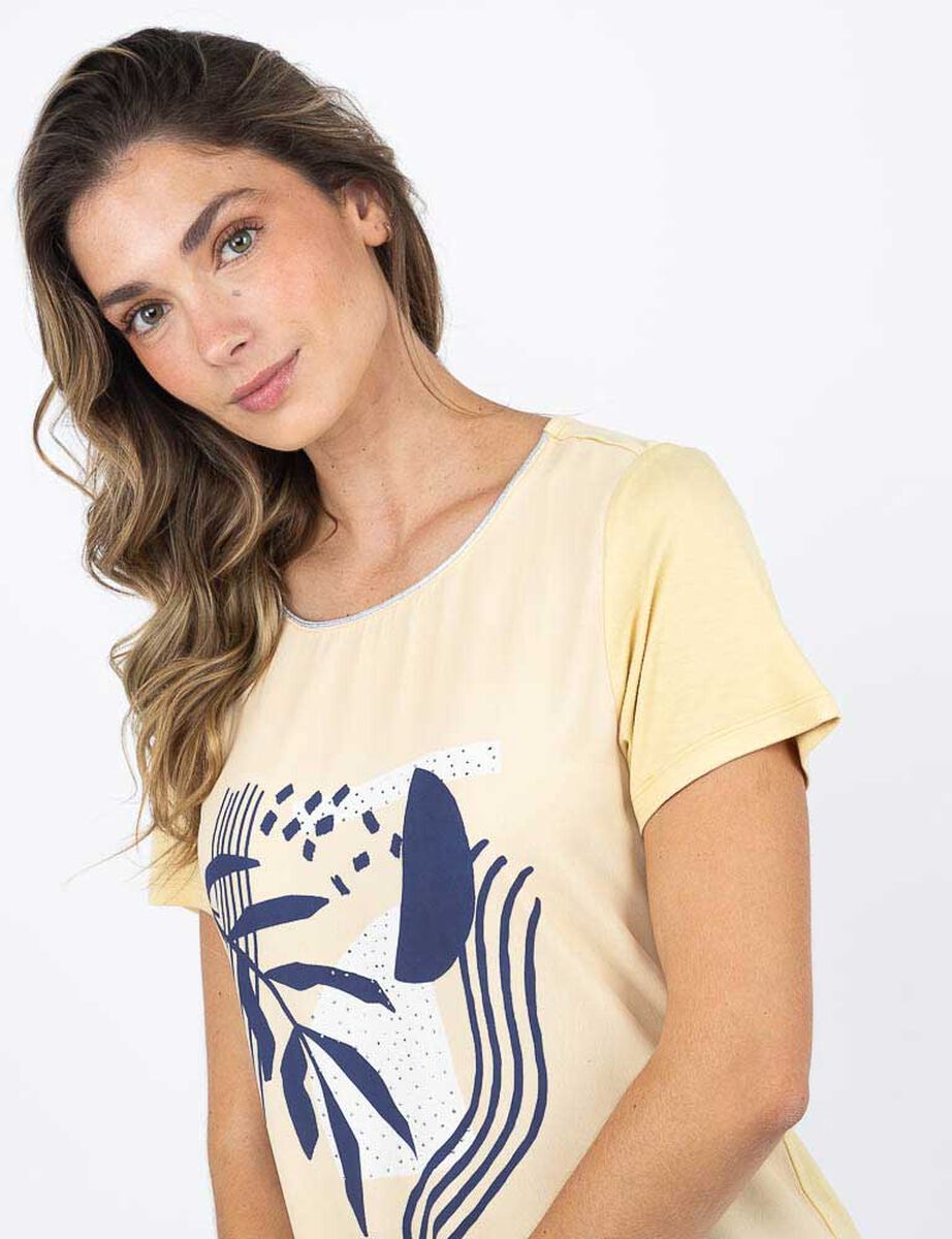 Polera Manga Corta Mujer Zibel