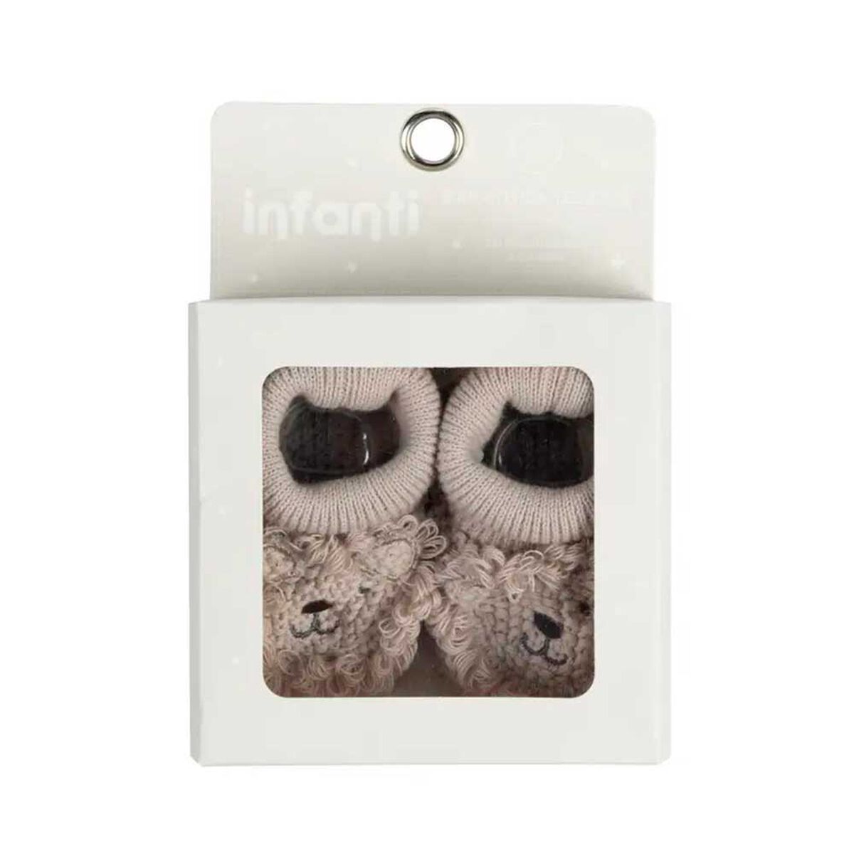 Pantuflas Bebé Osito de Algodón Infanti