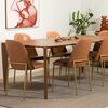 Juego de Comedor Decocasa Harmony 6 Sillas Canela