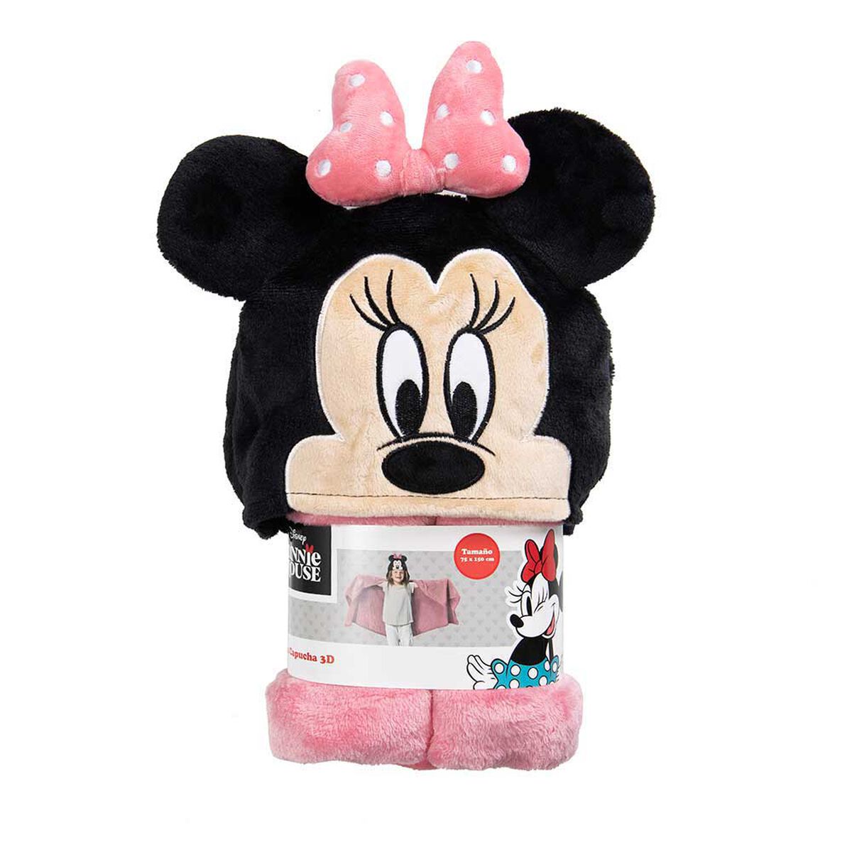 Manta de Poliéster Disney 75 x 180 Minnie Multicolor