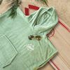 Toalla de Playa con Capucha Cutback Teen Verde