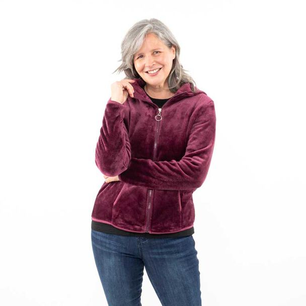 Polerón Terciopelo Plush Mujer Portman Club