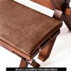 Juego de Comedor Latam Home Sevilla Granada 2 Sillas + 2 Bancas Velvet Chocolate