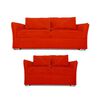 Juego de Living Elegant Detail Atlanta Sof&aacute; 3 Cuerpos + Sof&aacute; 2 Cuerpos Rojo