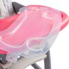 Silla de Comer Portatil Kinder SX Rosada Bebesit
