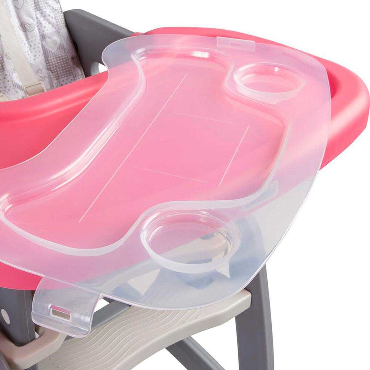Silla de Comer Portatil Kinder SX Rosada Bebesit